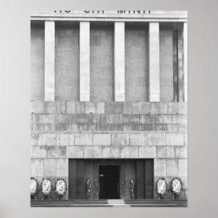 Affiches Hanoï Vietnam, mausolée de Ho Chi Minh