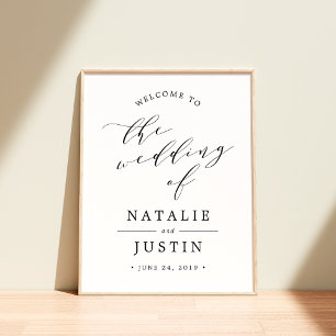 Affiches Happily Ever After Wedding Welcome Sign
