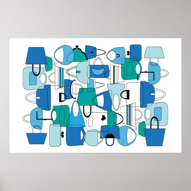 Affiches Happy Bags Print (Devant)