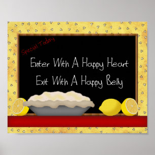 Affiches Happy Heart Happy Belly Imprimer