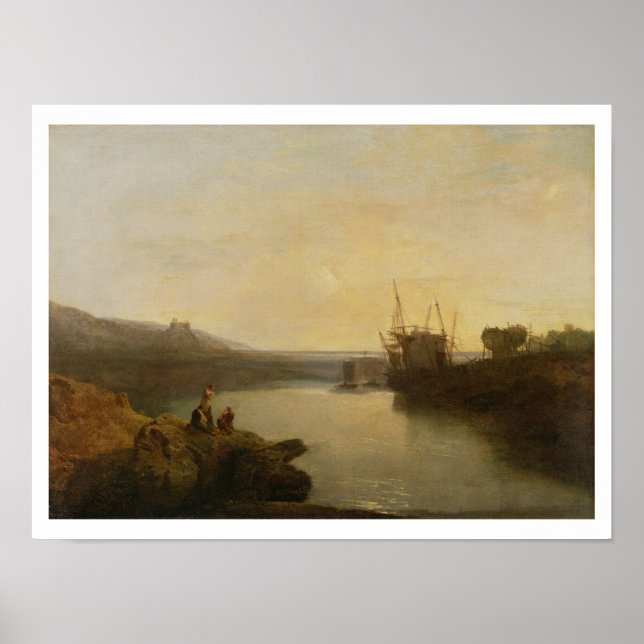 Affiches Harlech Castle, de Twgwyn Ferry, Evenin d'été (Devant)