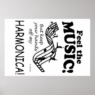 Affiches Harmonica Sent La Musique