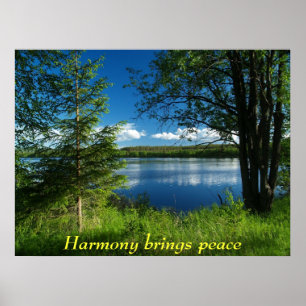 Affiches Harmony brings peace