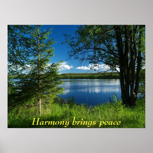 Affiches Harmony brings peace (Devant)
