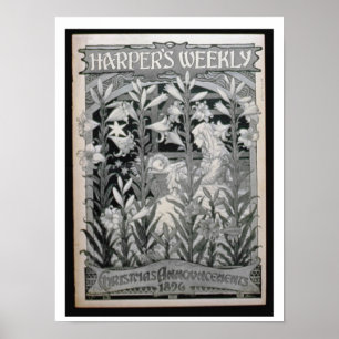 Affiches 'Harper's Weekly', Annonces de Noël 1896 (l