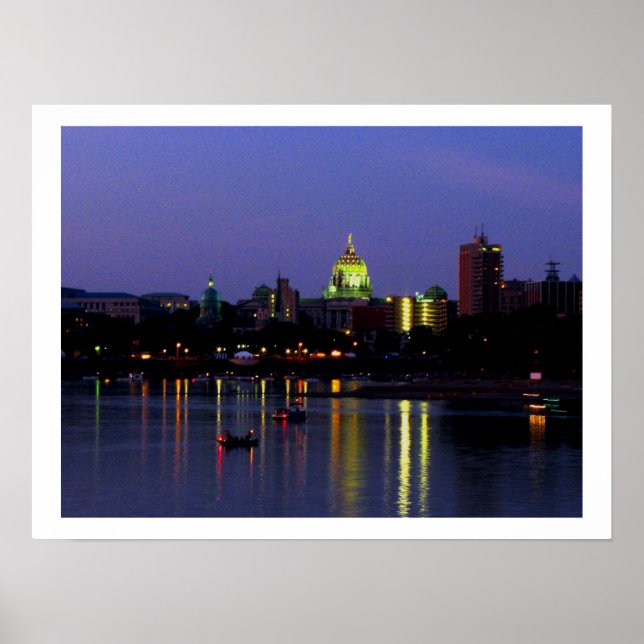 Affiches Harrisburg et Susquehanna Print (Devant)