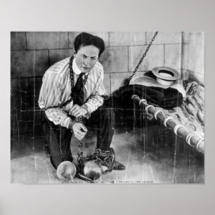 Affiches Harry Houdini About to Escape from Prison