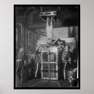 Affiches Harry HOUDINI Échapper Artiste torture de l'eau