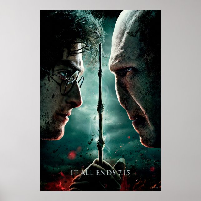 Affiches Harry Potter 7 Partie 2 - Harry contre Voldemort (Devant)