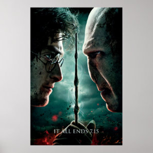 Affiches Harry Potter 7 Partie 2 - Harry vs Voldemort