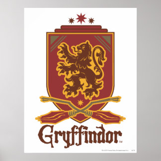 Affiches Harry Potter | Badge Gryffindor QUIDDITCH™