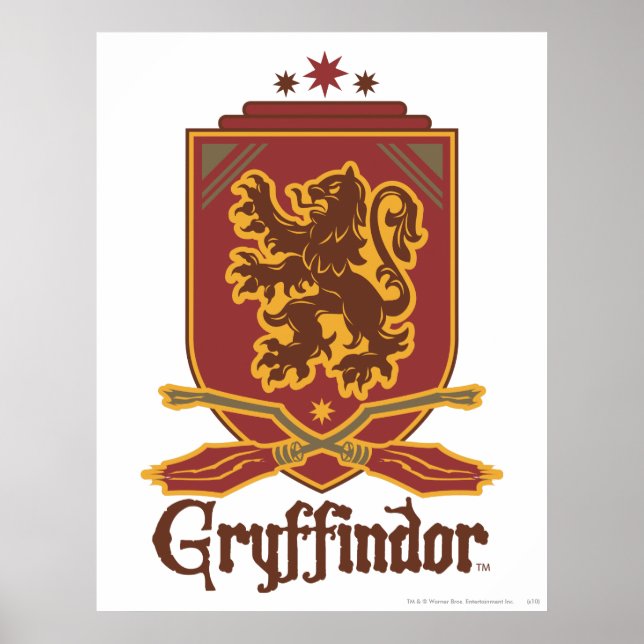 Affiches Harry Potter | Badge Gryffindor QUIDDITCH™ (Devant)