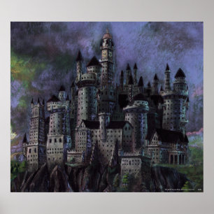 Affiches Harry Potter Castle   Magnificent Hogwarts