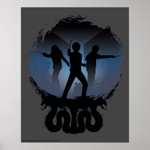 Affiches Harry Potter   Chambre des secrets Silhouette