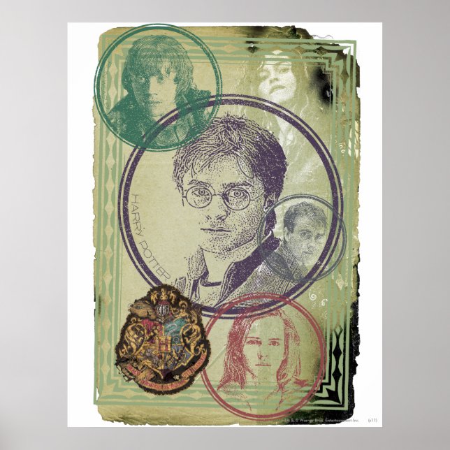 Affiches Harry Potter Collage 9 (Devant)