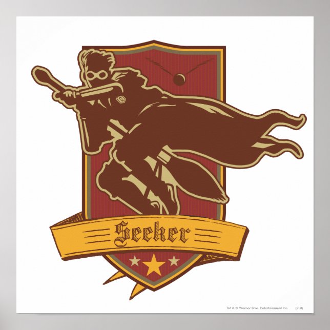 Affiches Harry Potter | Crête de l'attrapeur QUIDDITCH™ (Devant)