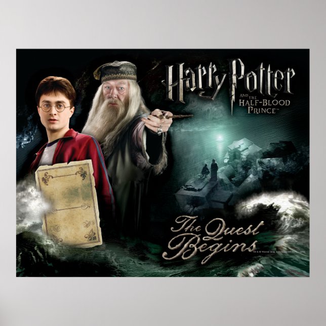 Affiches Harry Potter et Dumbledore (Devant)