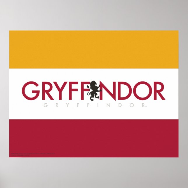 Affiches Harry Potter | Gryffindor House Pride Crest (Devant)