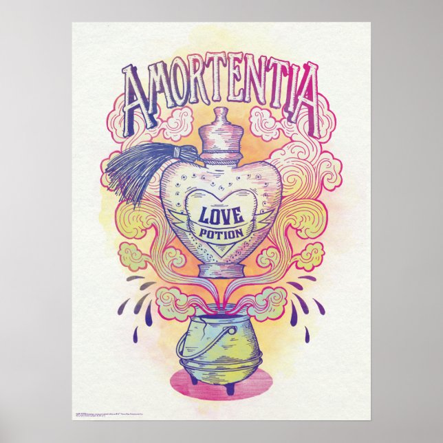 Affiches Harry Potter Spell | Amortentia Love Potion Boutei (Devant)