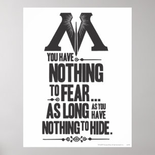 Affiches Harry Potter Spell   Ministère de la propagande ma