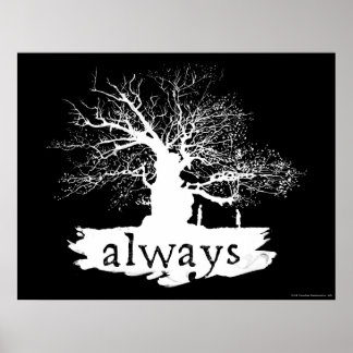 Affiches Harry Potter Spell| Toujours citer la silhouette
