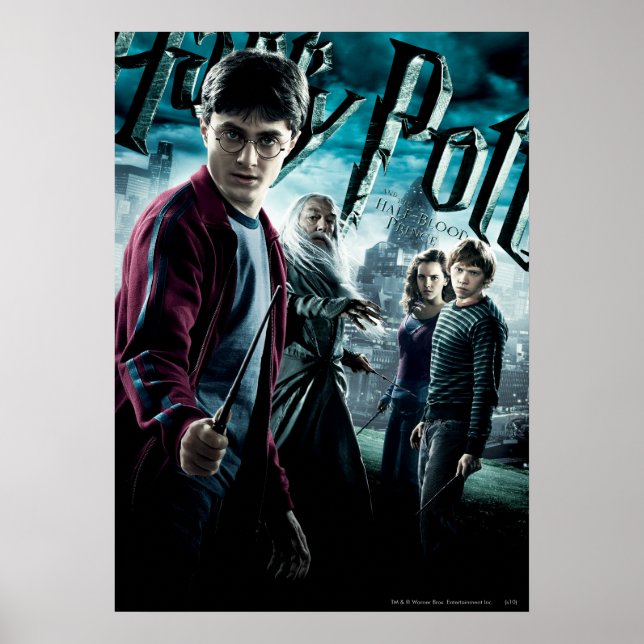 Affiches Harry Potter With Dumbledore Ron and Hermione 1 (Devant)