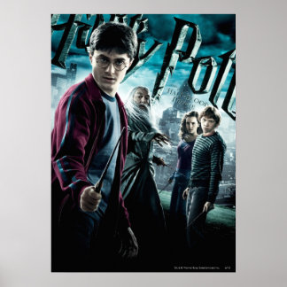 Affiches Harry Potter With Dumbledore Ron and Hermione 1