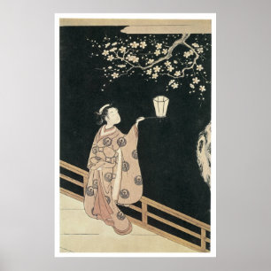 Affiches Harunobu Plum Blossom 1760 Imprimés d'art