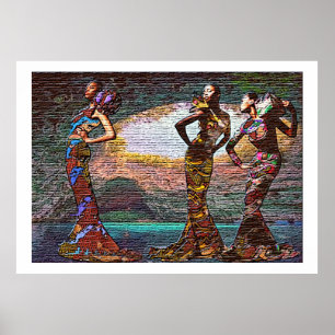 Affiches Hatères debout - Puissance Afrocentrique