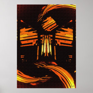 Affiches Hausse au-dessus de l'art numérique