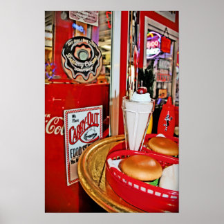 Affiches Haut cerise