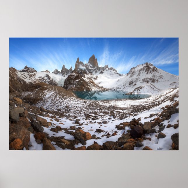 Affiches Haut De Fitz Roy (Devant)