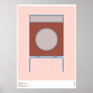 Affiches Haut-parleur Braun L2 - Dieter Rams