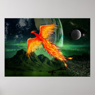 Affiches Haut Phoenix volant