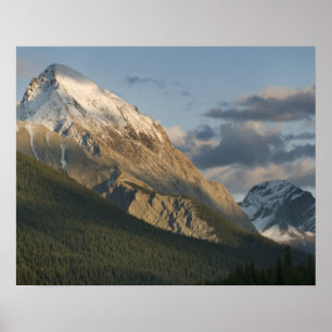 Affiches Haut sommet près du lac Maligne, national Jasper