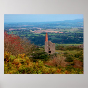 Affiches Haut sur les Maures Bodmin Moor Cornwall Angleterr