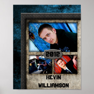 Affiches Hauteur de collage de 8 po x 10 po 4 fente