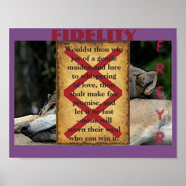 Affiches Havamal Fidelity (Devant)