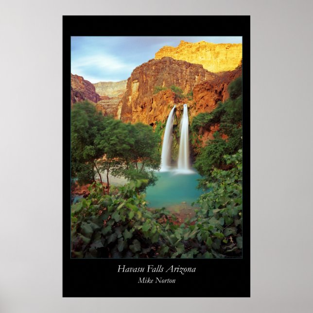 Affiches Havasu Falls Arizona (Devant)