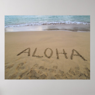 Affiches Hawaii Aloha