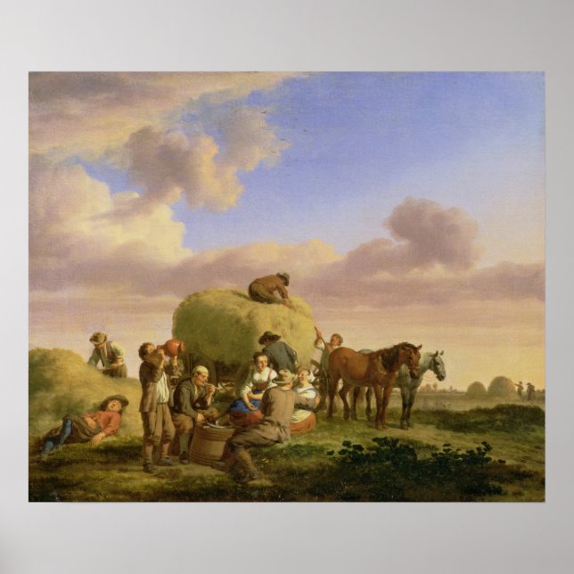 Affiches Haymakers se reposant dans un champ (Devant)