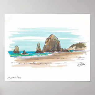 Affiches Haystack Rock