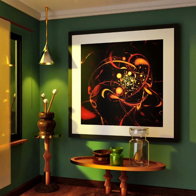 Affiches Heartbeat (Heartbeat Abstract Art Poster)