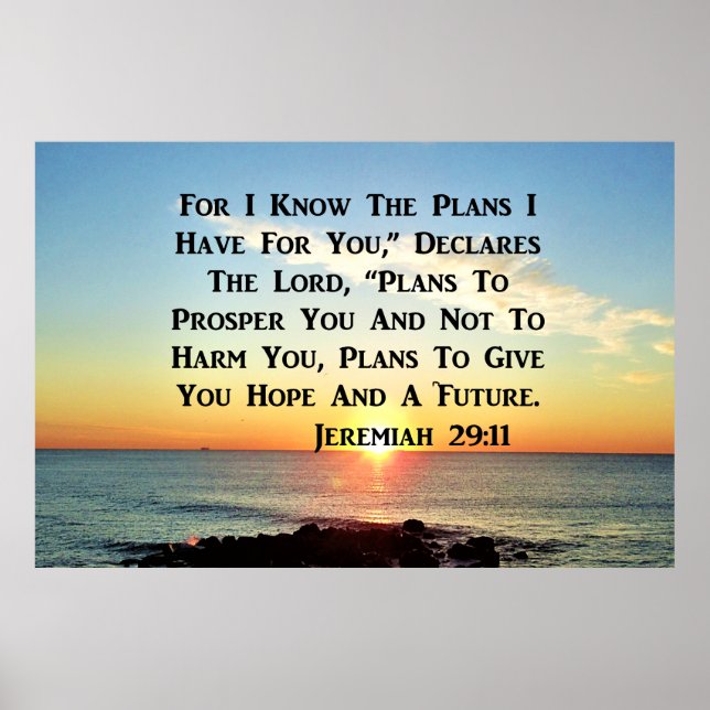 AFFICHES HEAVENLY SLEVER JEREMIAH 20:11 VERSE (Devant)