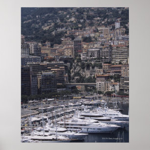 Affiches Hébergez, vue verticale, Monte Carlo, français