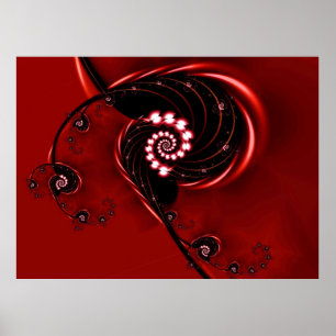 Affiches Heirloom Cute Abstract Nature Pattern