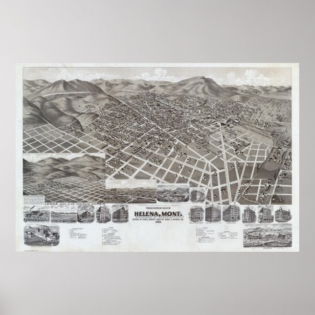Affiches Helena, Mont (Devant)