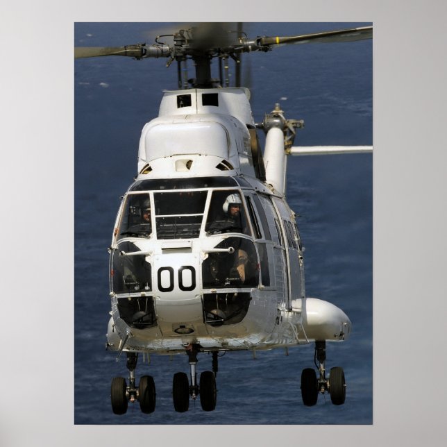 Affiches Hélicoptère du puma SA-330 (Devant)