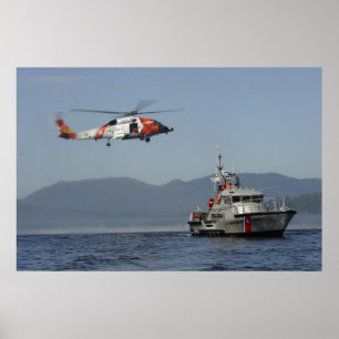 Affiches Hélicoptère Jayhawk MH-60 de la Garde côtière