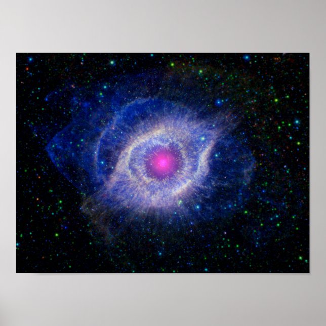 Affiches Helix Nebula NASA Purple (Devant)
